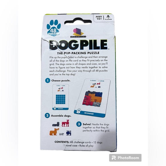 Puzzle / Game DOG PILE by BRAINWRIGHT - Picture 3 of 5